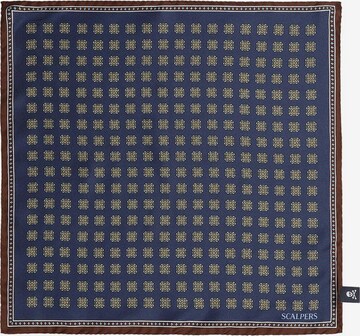 Scalpers Pocket Square 'Helsinki ' in Blue: front