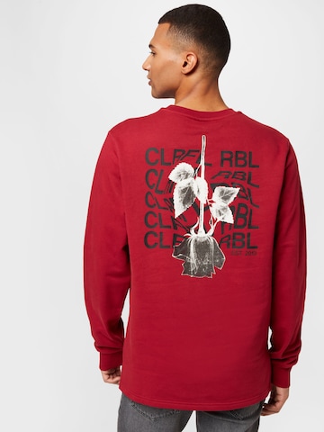 Sweat-shirt Colourful Rebel en rouge