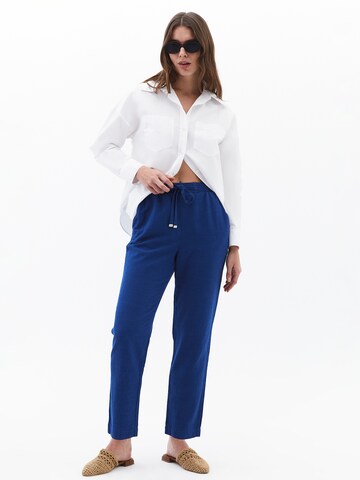OXXO Tapered Broek in Blauw