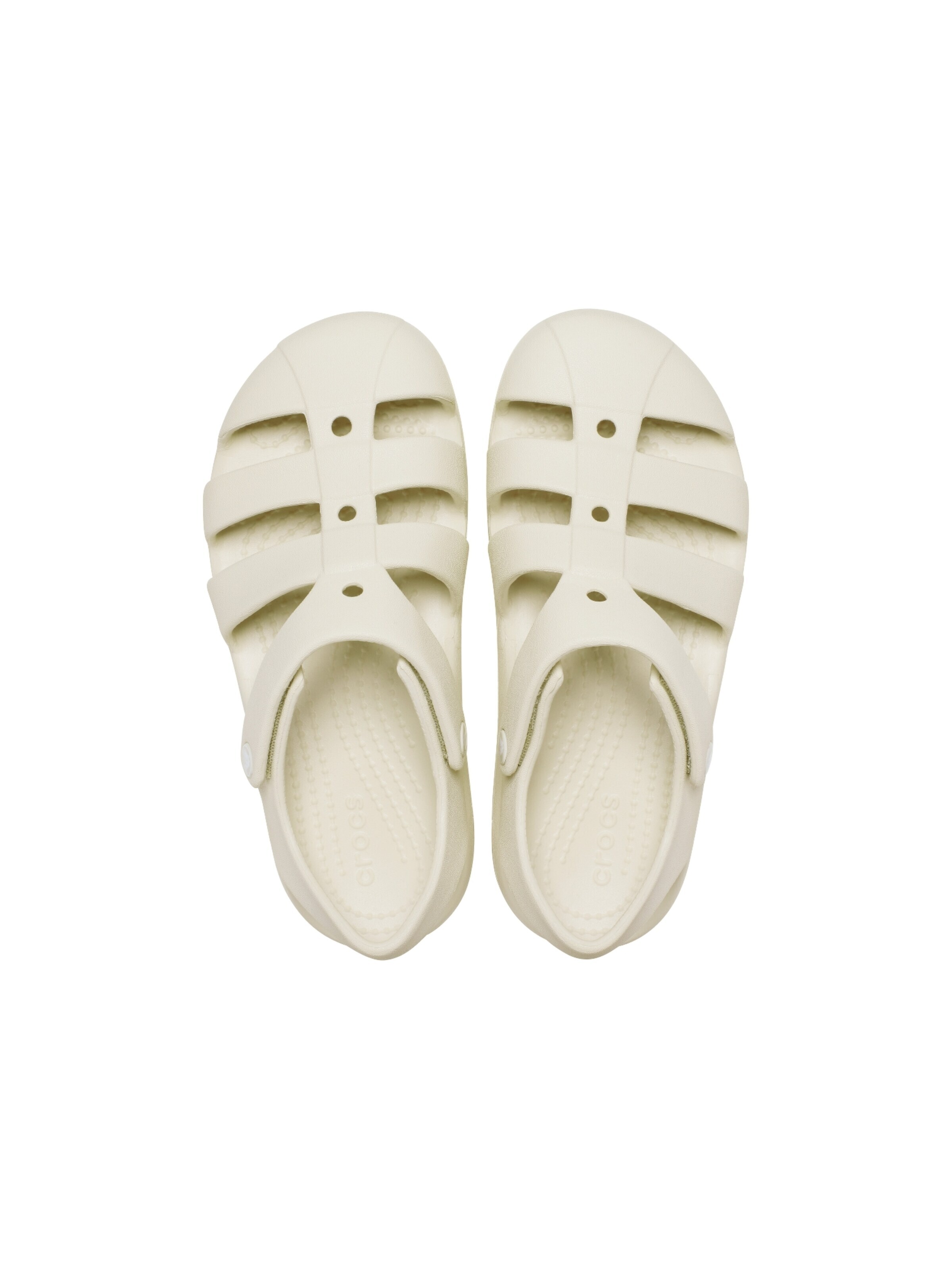 Crocs Open shoes 'Kindersandalen mit Klettverschluss „Classic Fisherman“' in White