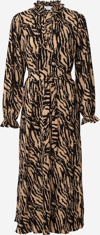 Moves Dress in Brown: front