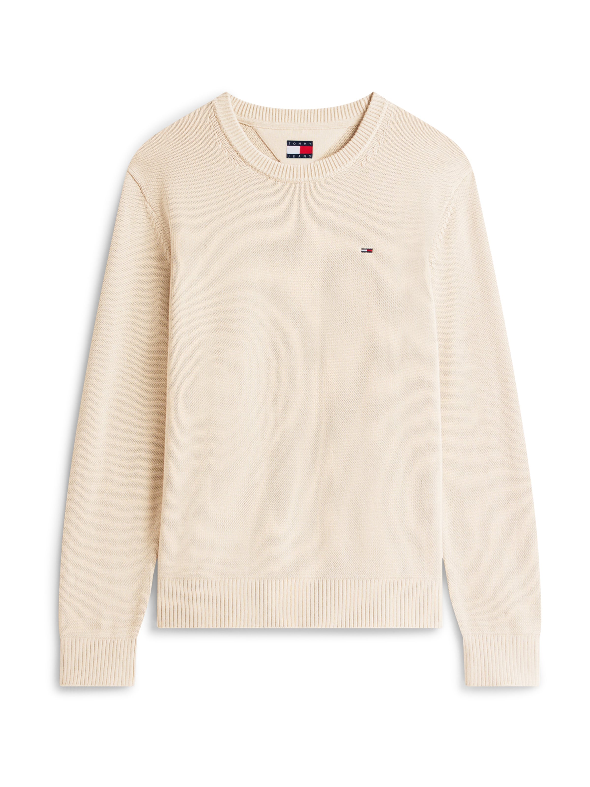 Tommy Jeans - Jersey 'ESS' en beige: frente