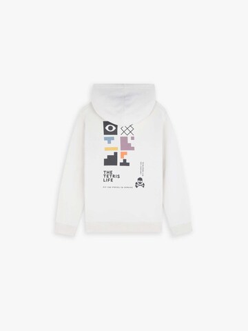 Scalpers Sweatshirt 'Tetris' in White