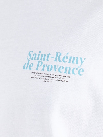 JACK & JONES Тениска 'JORVALLEY' в бяло