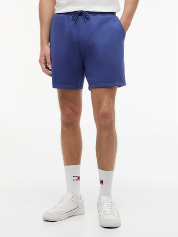 Loosefit Pantalon Tommy Jeans en bleu : devant