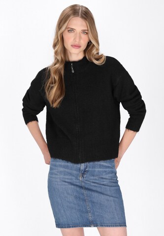 DreiMaster Vintage - Casaco de malha em preto: frente