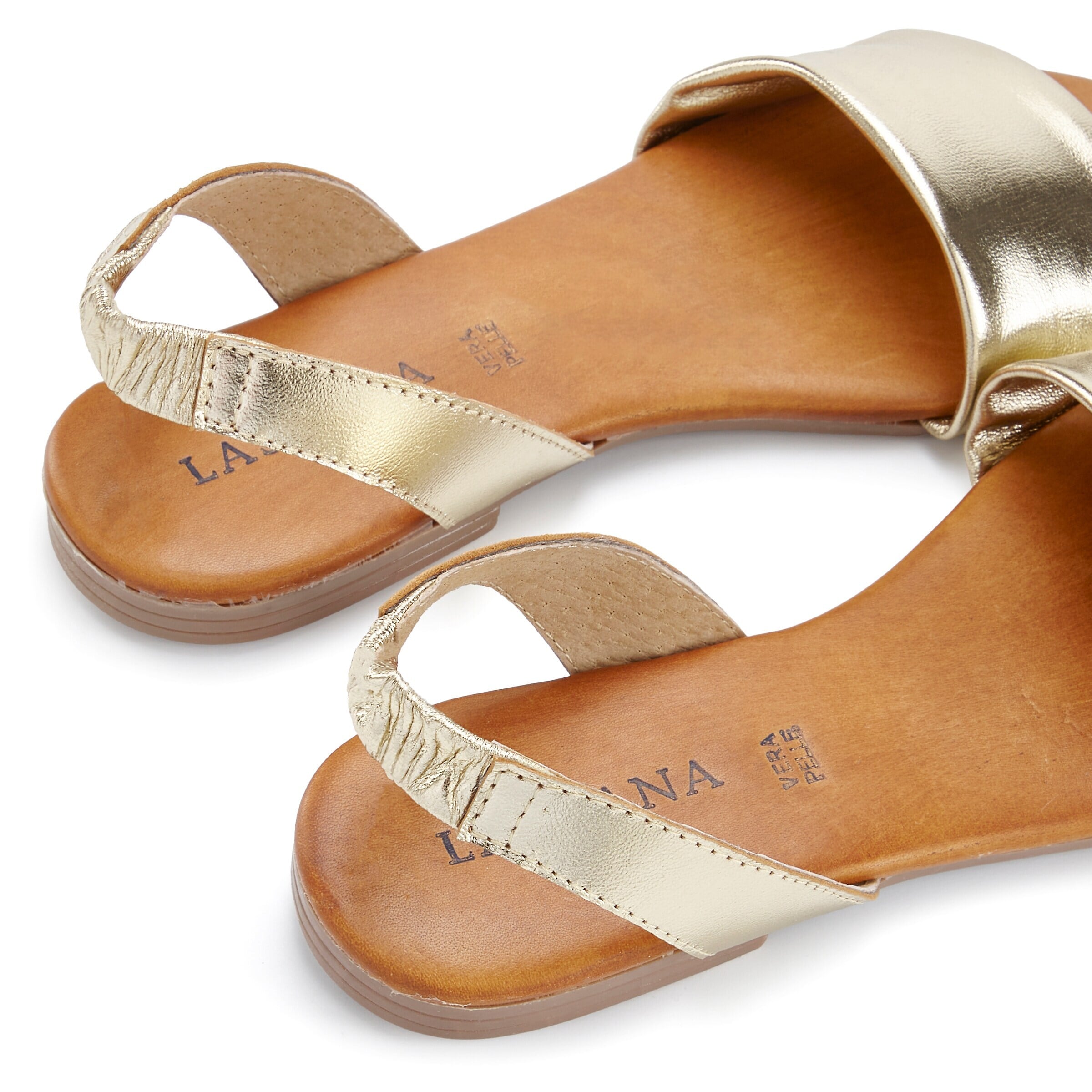 LASCANA Sandale in Gold