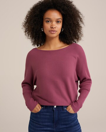 WE Fashion Sweater in Pink: front