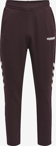 Pantalon de sport 'Legacy' Hummel en marron : devant