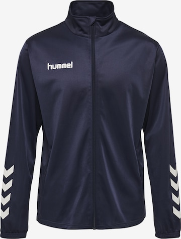 Hummel Trainingspak in Blauw: voorkant