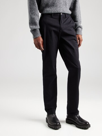 Ben Sherman Regular Chino Pants in Black: front