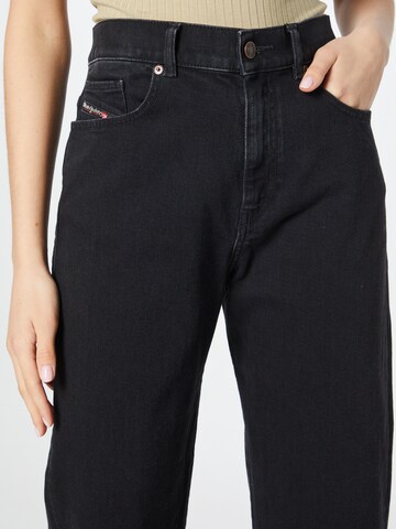 DIESEL Wide leg Jeans 'AIR' in Zwart