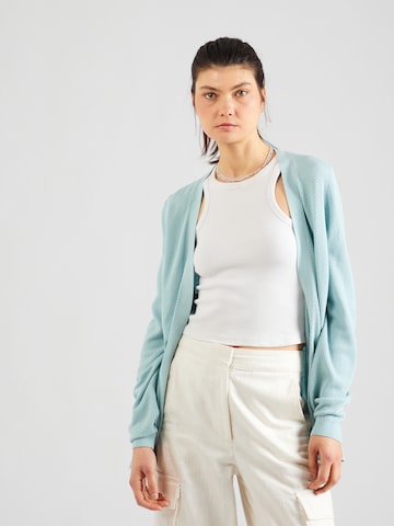 Cardigan QS en bleu : devant