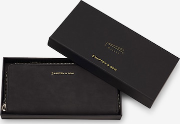 Porte-monnaies 'Wallet Louvre Black' Kapten & Son en noir