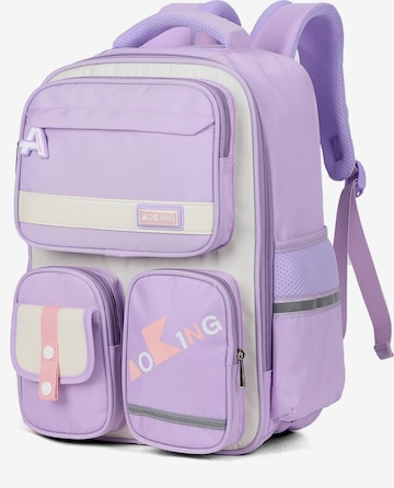 Aoking Backpack in Purple: front