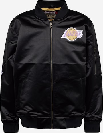 Mitchell & Ness Jacke 'LA LAKERS' in Schwarz: predná strana