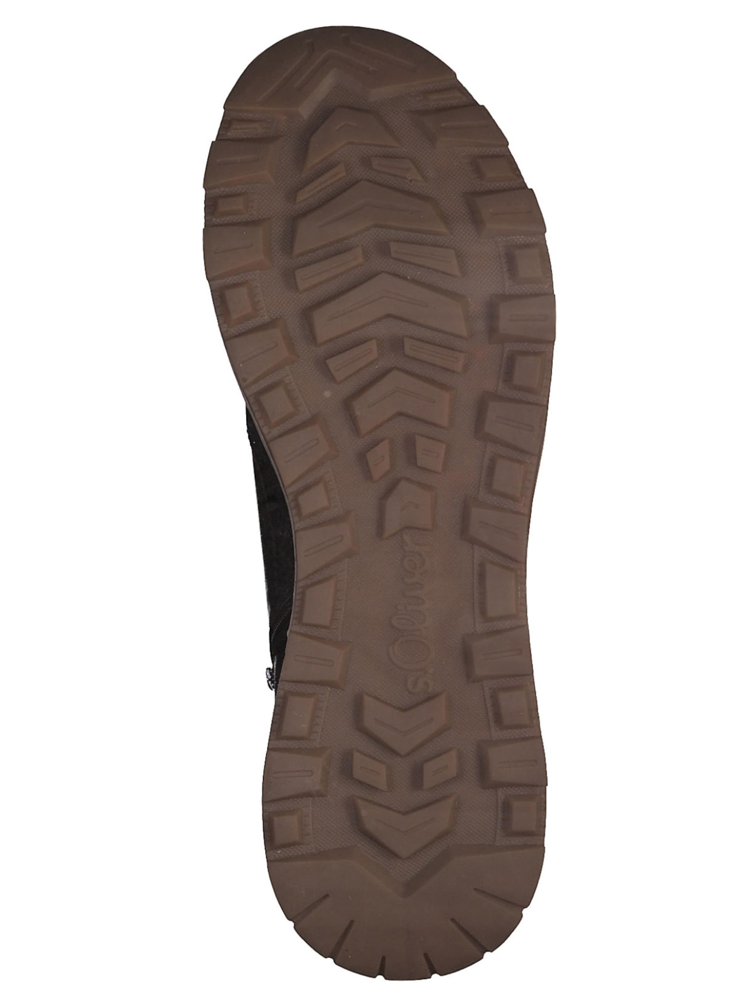 s.Oliver Veterboots in Bruin
