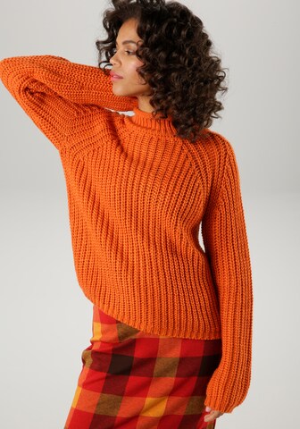 Aniston CASUAL Sweater in Orange