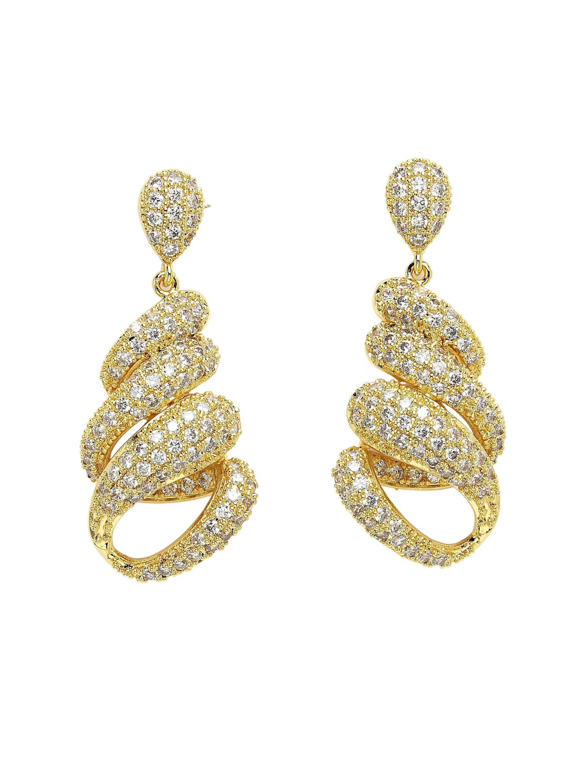 AVANT-GARDE PARIS - Pendientes 'Dominikata' en oro: frente