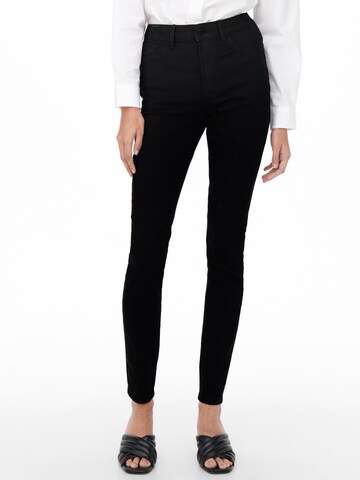 JDY Skinny Jeans 'Tulga' in Schwarz