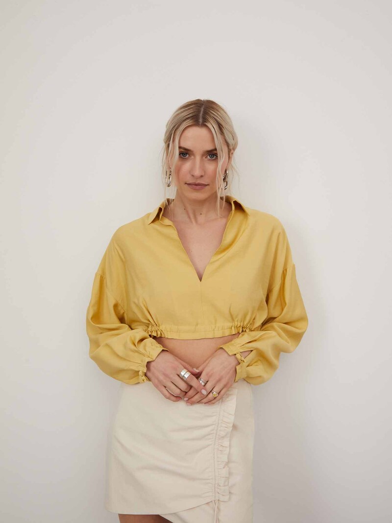Women Clothing LeGer by Lena Gercke Blouses Yellow