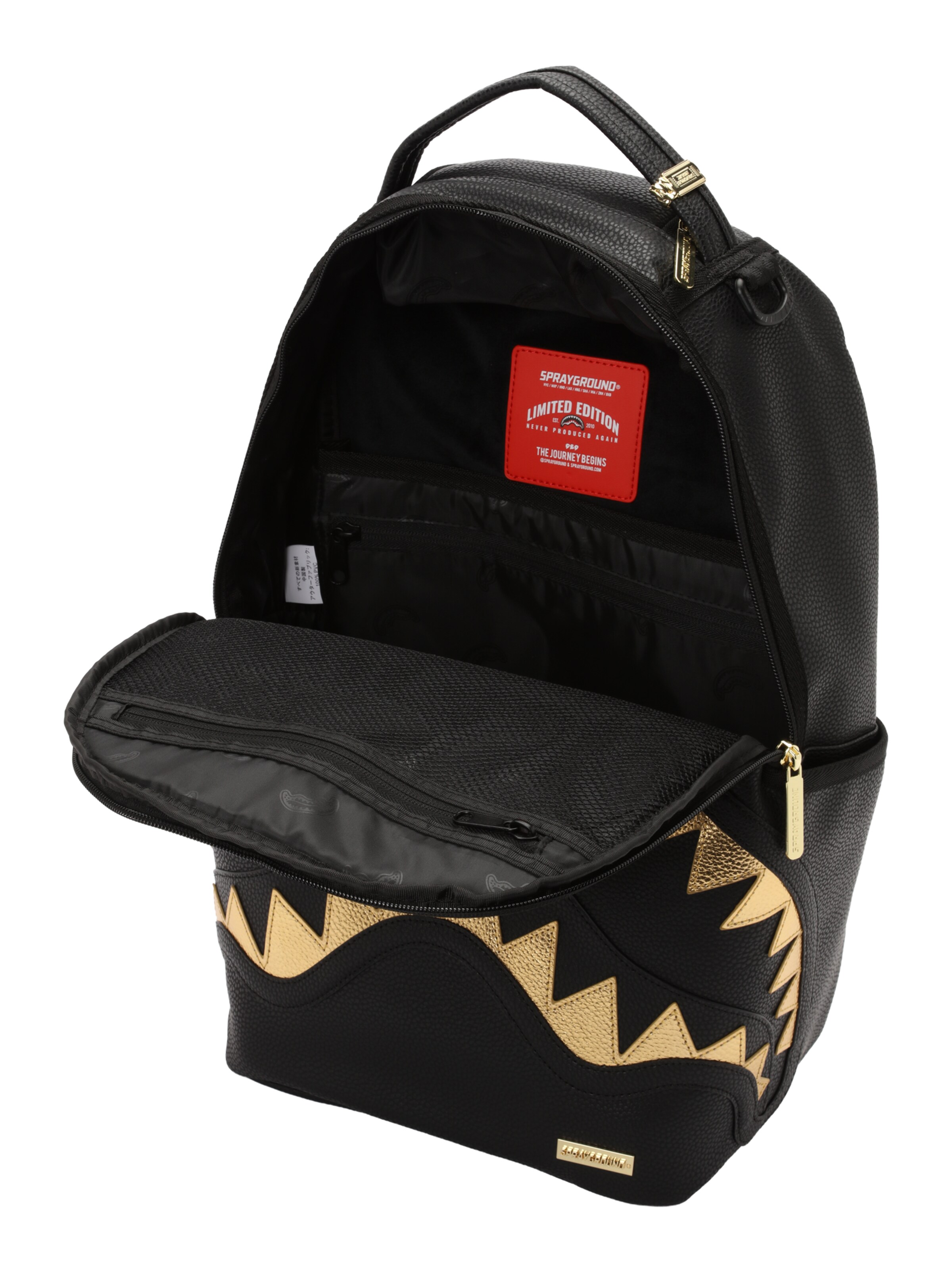 Sprayground Backpack 'SHARK CENTRAL' in Black
