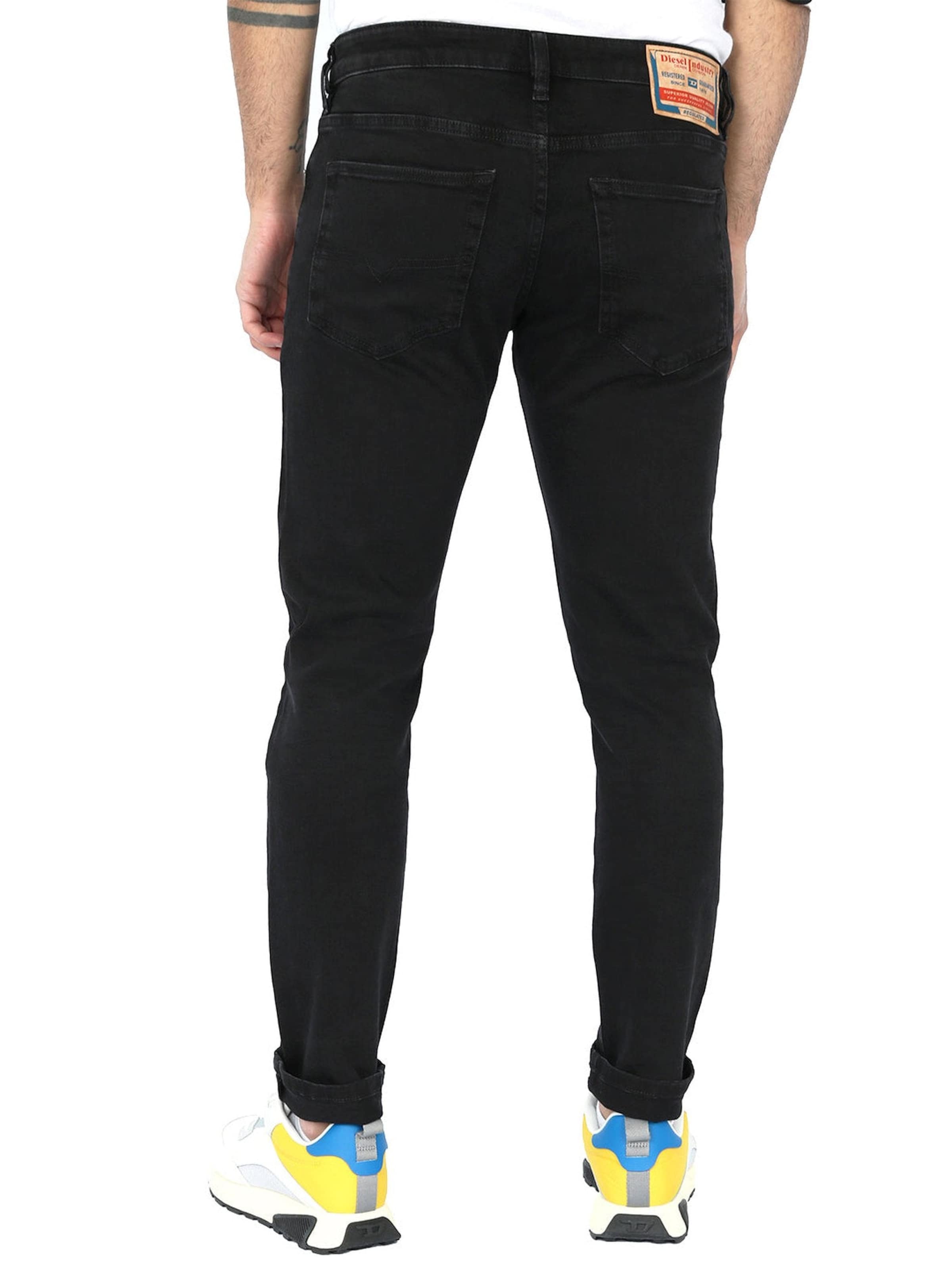 DIESEL Slimfit Jeans 'D-LUSTER' i sort