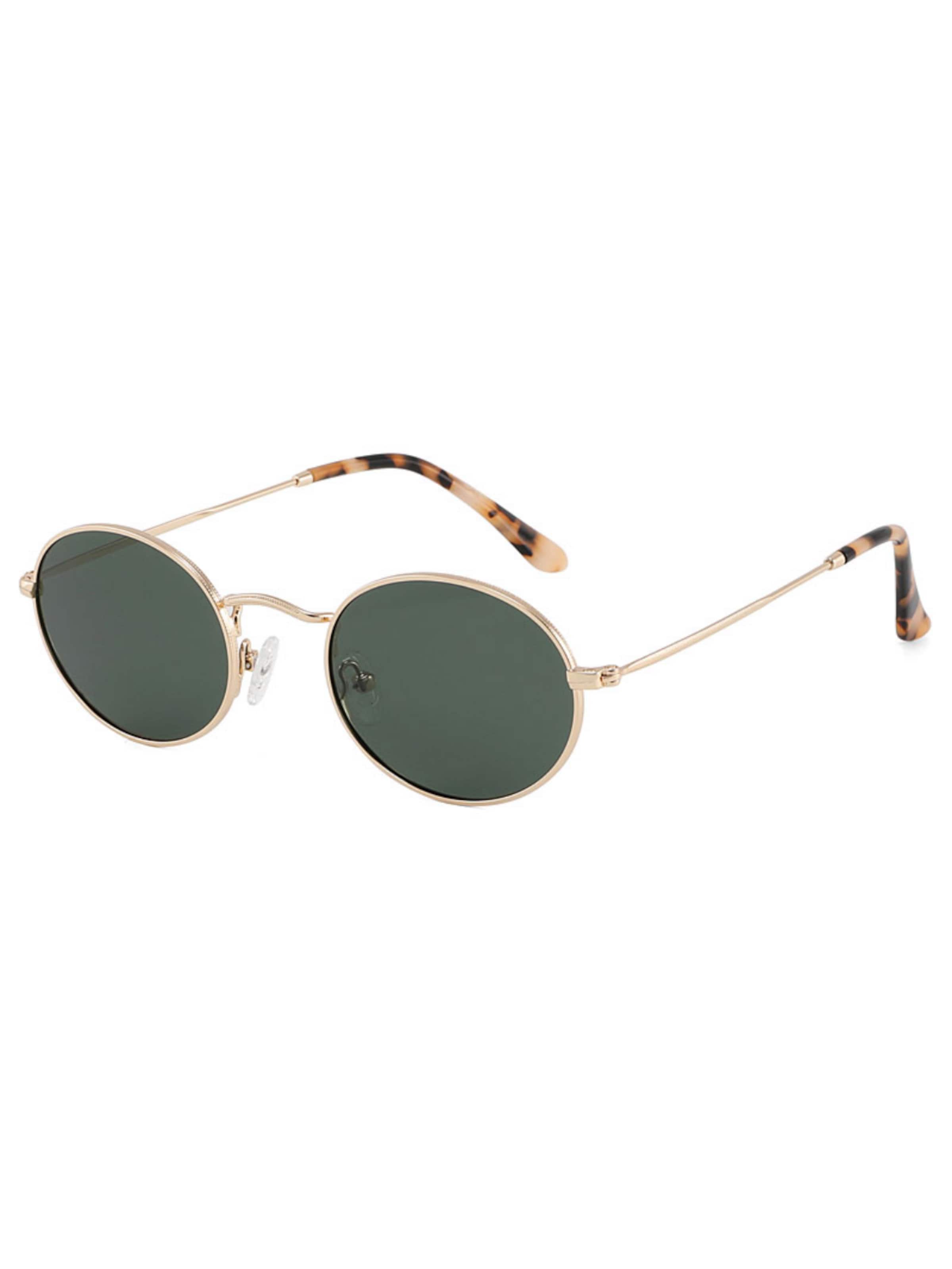 VEYREY Sunglasses 'Lennon' in Gold: front