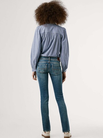 Coupe slim Jean Pepe Jeans en bleu