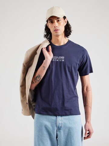 Maglietta 'JPRBLUATLAS' di Jack & Jones Premium in blu: frontale