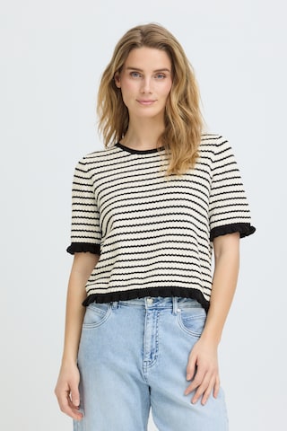 Pulz Pullover 'PZCENTA' i hvid: forside