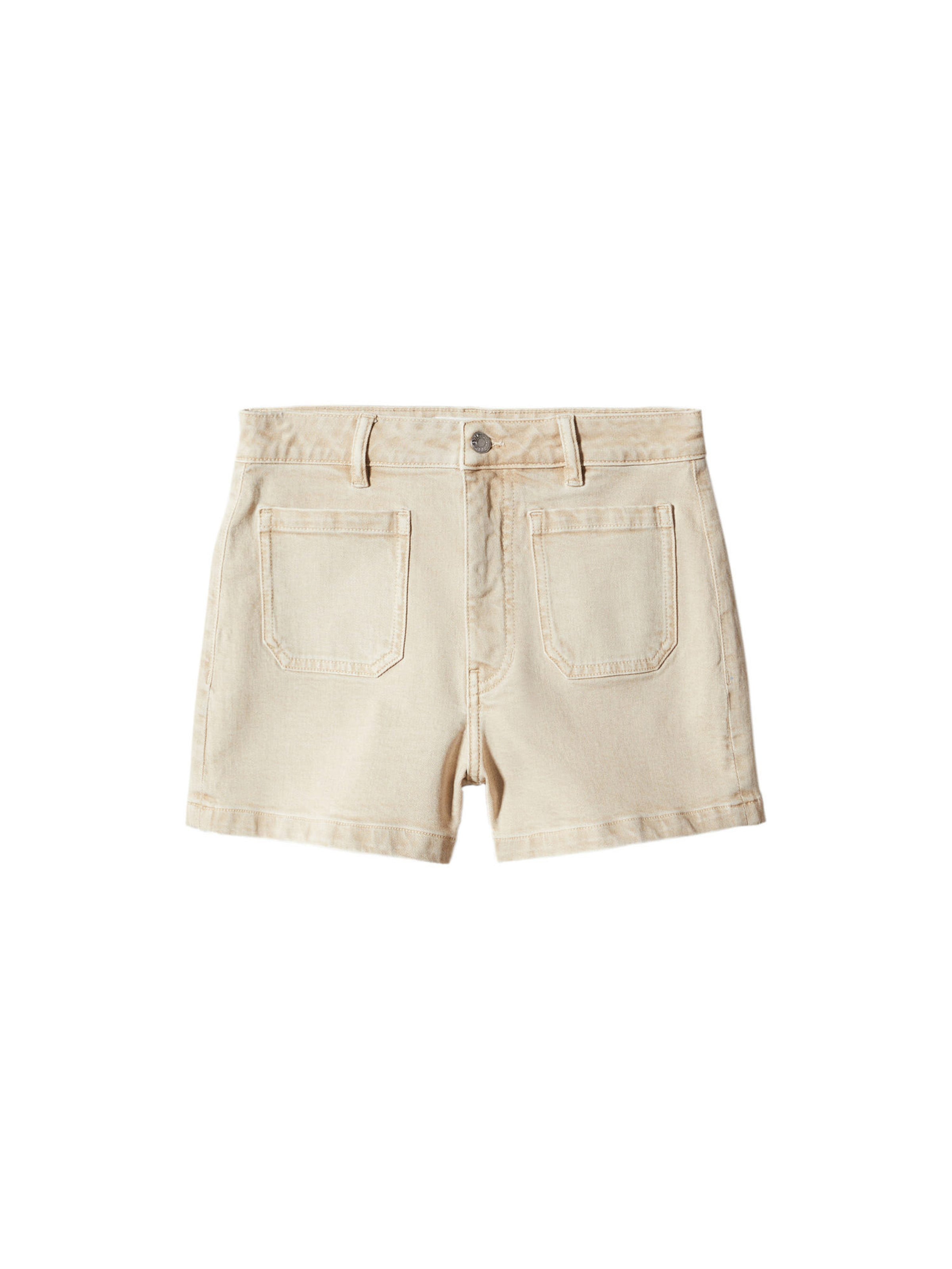 MANGO Normalny krój Jeansy w kolorze beżowy: przód