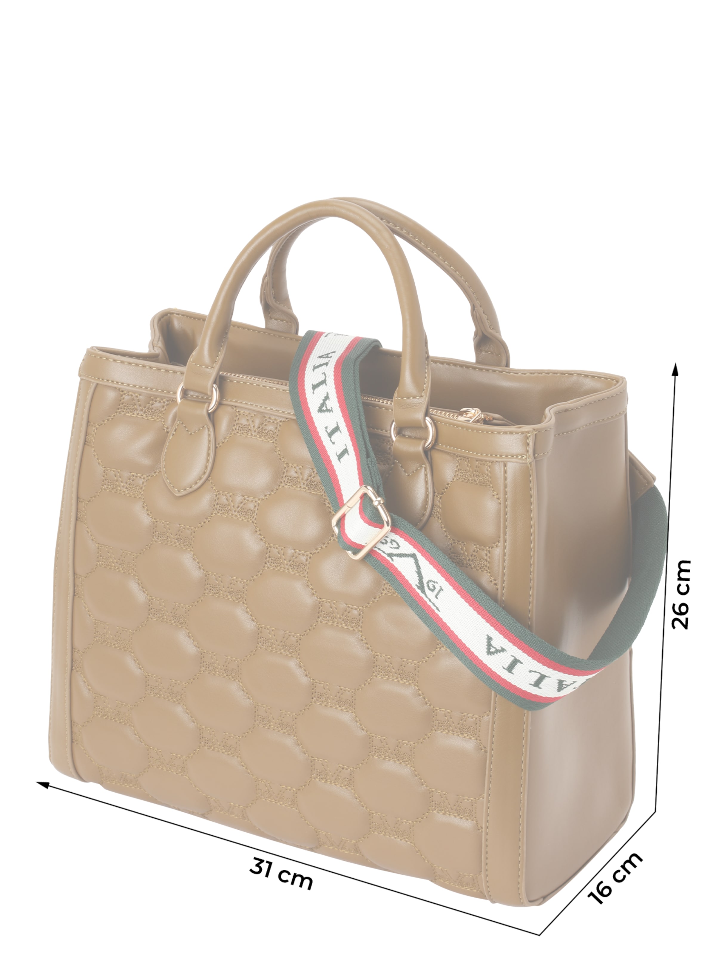 19V69 ITALIA Håndtaske 'Ella' i brun