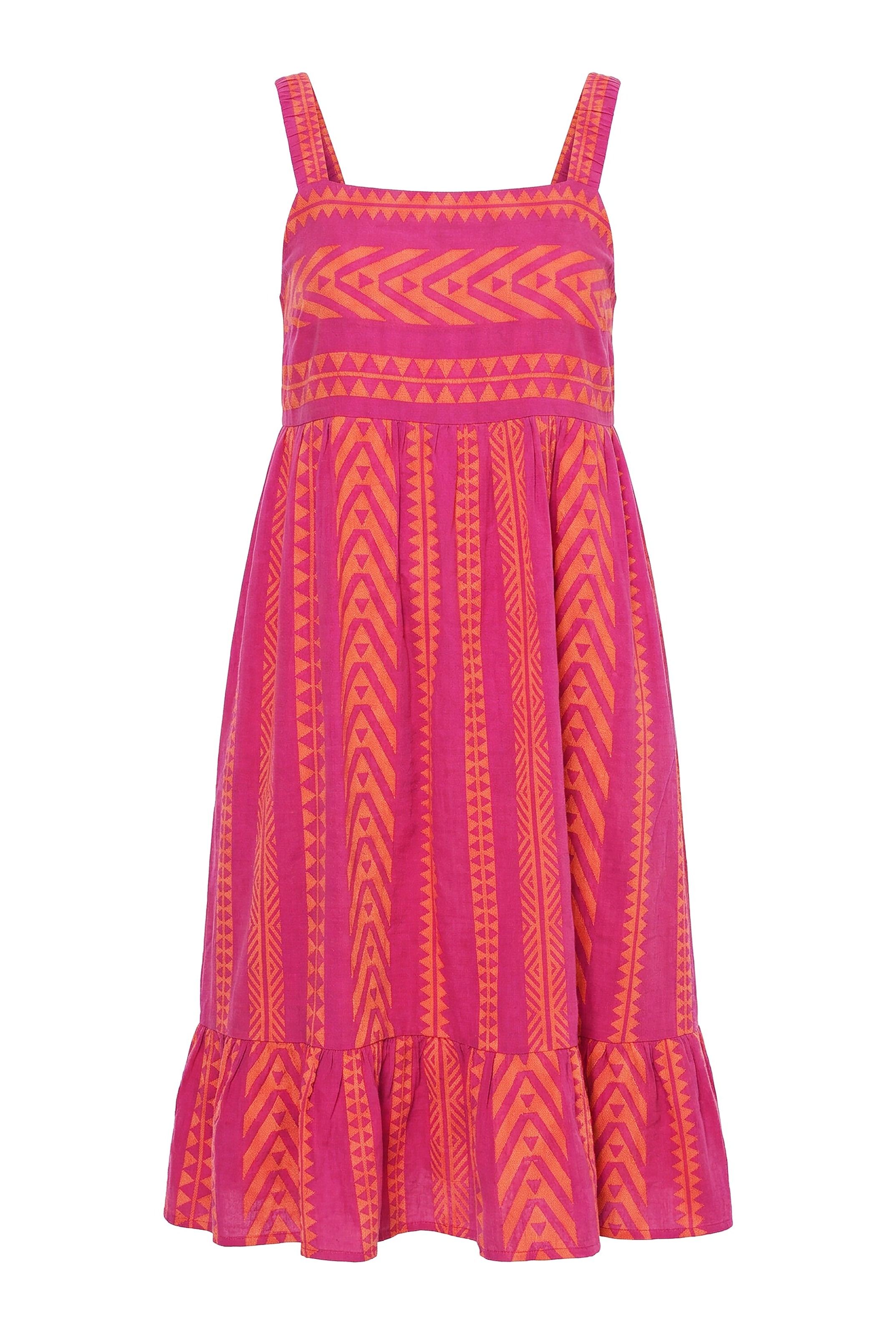 Studio Untold Midikleid in Orange: Vorderseite