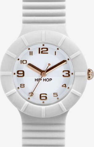 Hip Hop Uhr in Weiß: Vorderseite