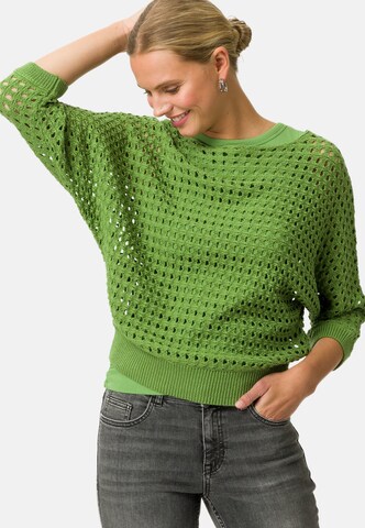 Pullover di zero in verde: frontale