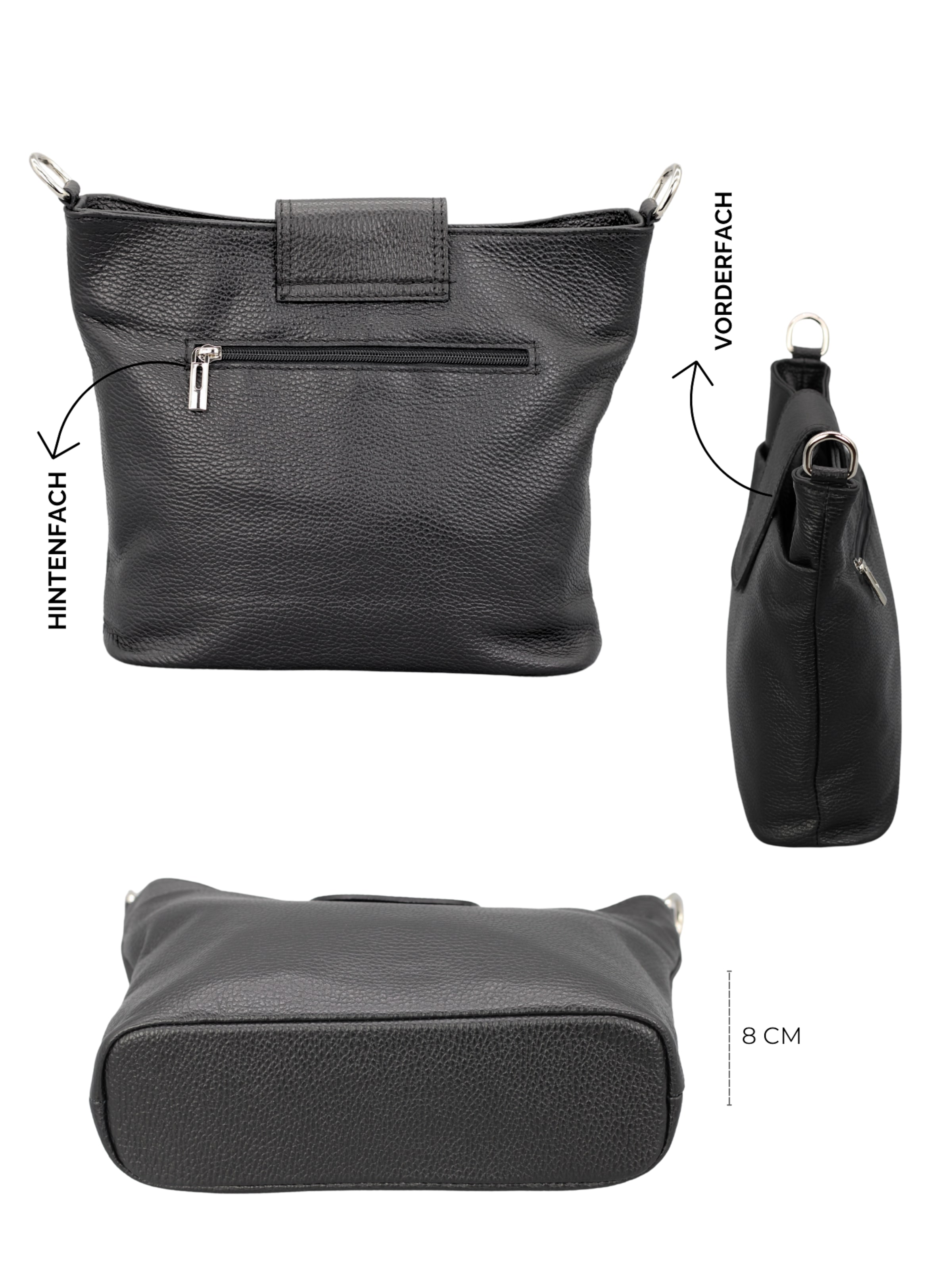 Brise Skuldertaske 'Ellie' i sort