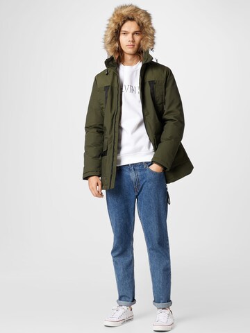 JACK & JONES Zimní parka 'Rocket' – zelená