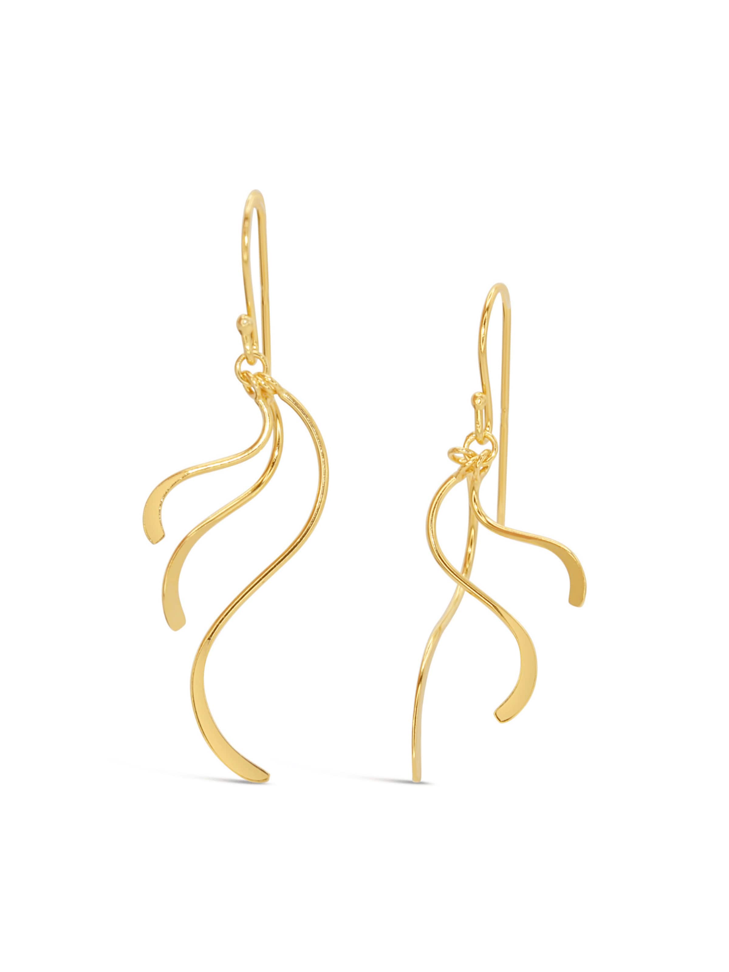 ARS-ARGENTI Earrings 'POOL PARTY' in Gold: front