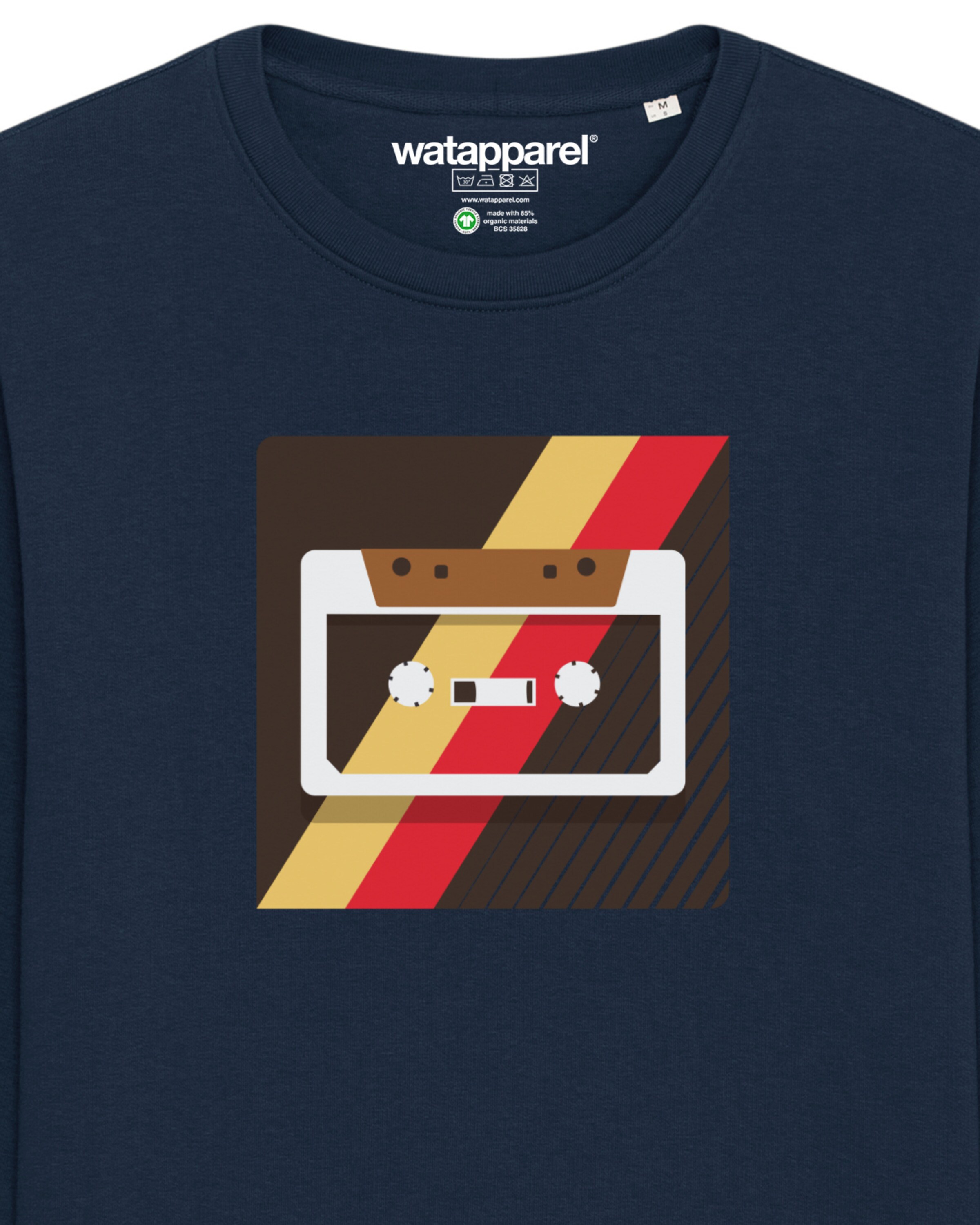 Felpa ' Kassette ' di Watapparel in blu