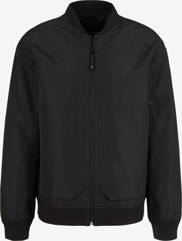 TOM TAILOR Between-Season Jacket in Black: front