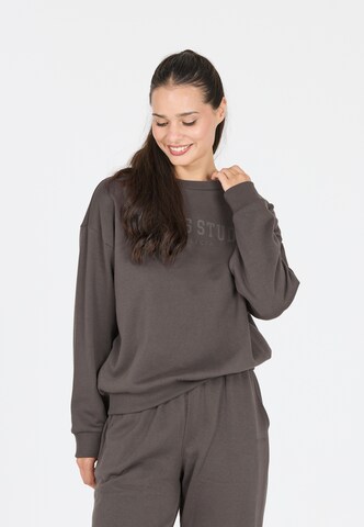 Athlecia Sportief sweatshirt 'Giannis' in Grijs: voorkant