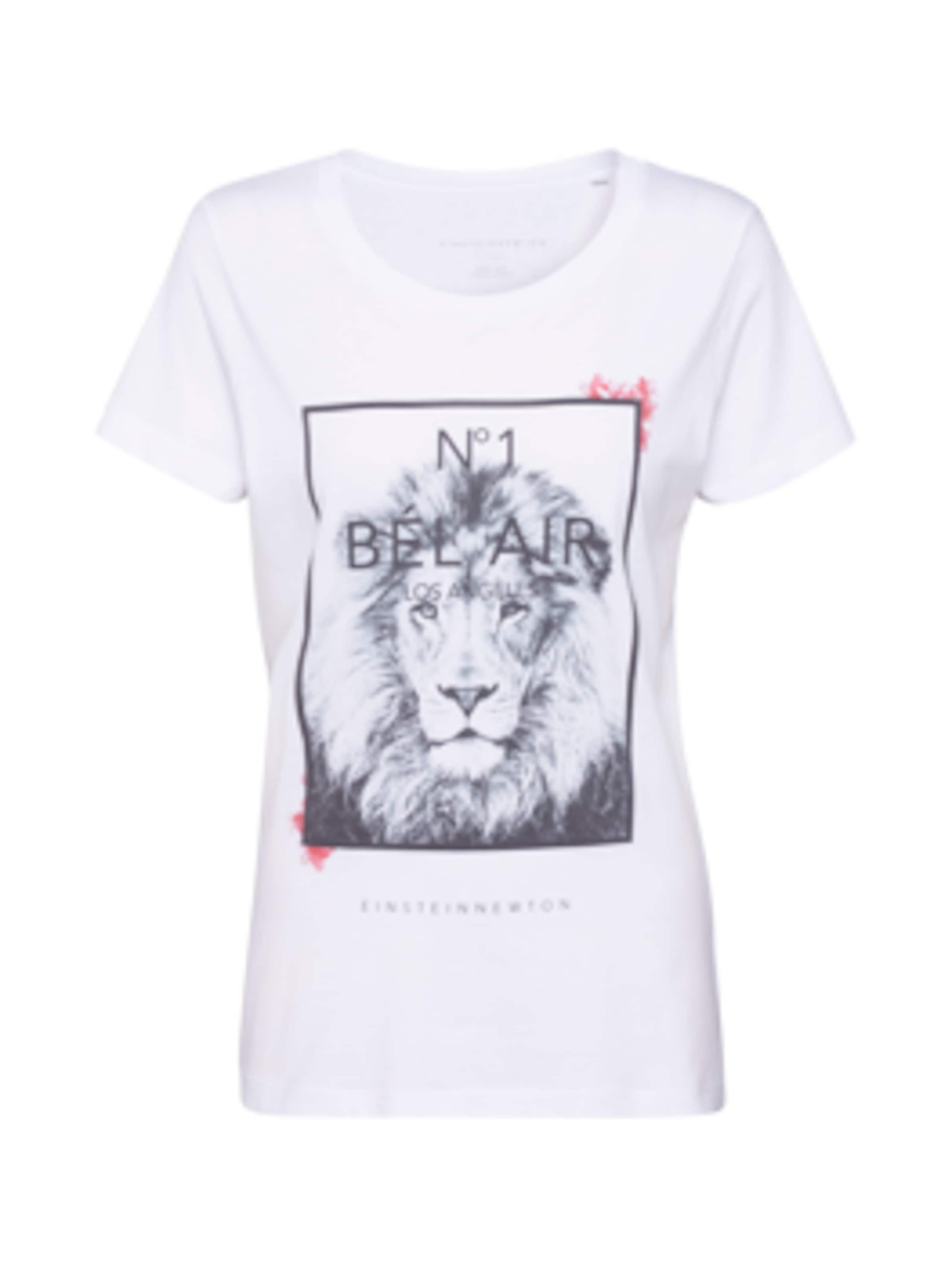 EINSTEIN & NEWTON Μπλουζάκι 'bad hair day' σε λευκό: μπροστά