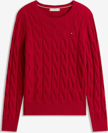 Pull-over TOMMY HILFIGER en rouge : devant