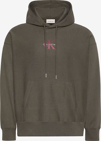 Calvin Klein Jeans Sweatshirt 'Premium' in Green: front