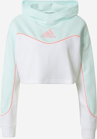 Hanorac sport de la ADIDAS SPORTSWEAR pe alb: față