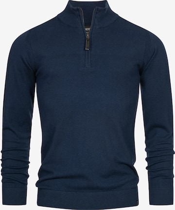 Pull-over ' Gore ' INDICODE JEANS en bleu : devant