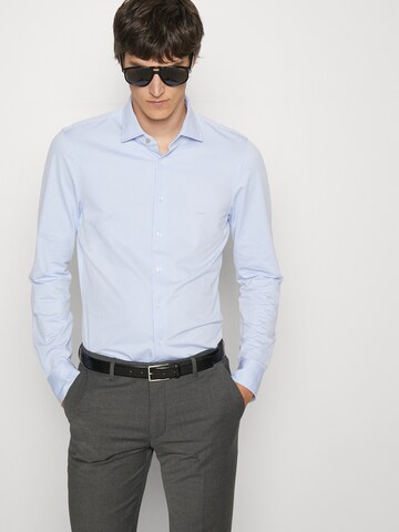 Michael Kors Regular fit Button Up Shirt in Blue