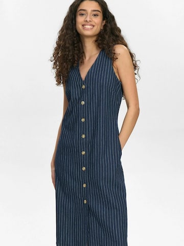NÜMPH Mekko värissä sininen: etupuoli