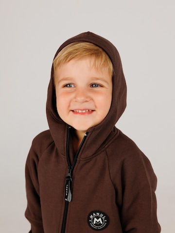 MANUL Overall 'Brownie by MANUL - Basic BackZip' in Braun
